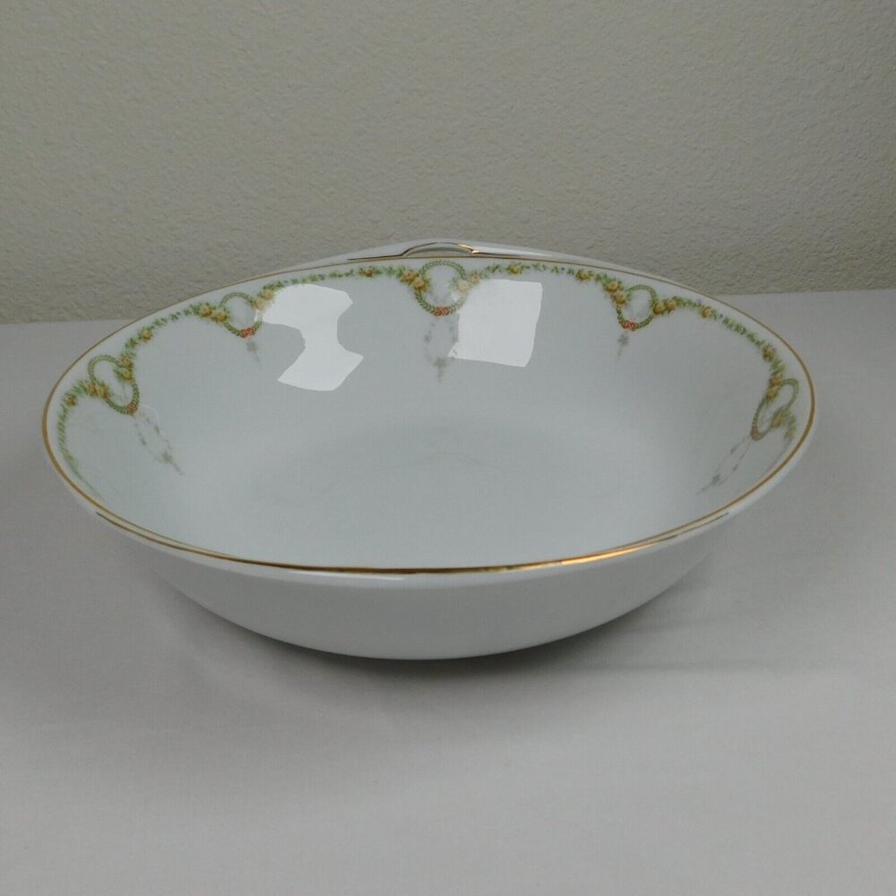 Rosenthal Donatello Briar Rose Fine China Vegetable Bowl 9 5/8" Vintage Germany - Picture 5 of 8